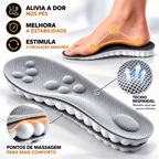 Palmilha MassagePro™ - Mais conforto, menos dor