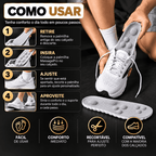 Palmilha MassagePro™ - Mais conforto, menos dor