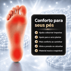 Palmilha MassagePro™ - Mais conforto, menos dor