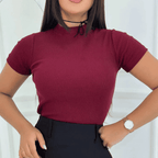 Kit 3 Blusas Femininas Caneladas - Leve Mais e Pague Menos