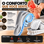 Palmilha MassagePro™ - Mais conforto, menos dor