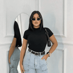 Kit 3 Blusas Femininas Caneladas - Leve Mais e Pague Menos