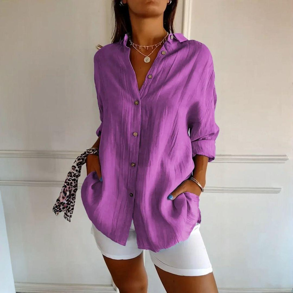Kit 3 Camisas Ibiza em Linho de Algodão – Design Semi Plissado